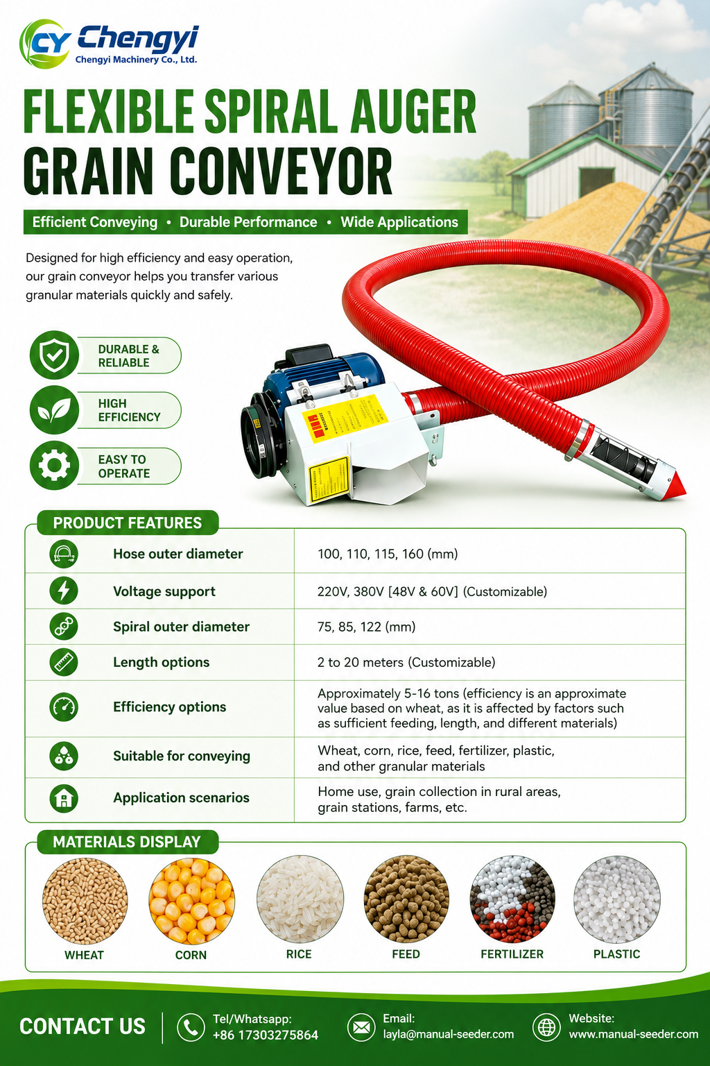 Durable Grain Suction Machine Flexible Loading For Portable Grain Pump Applications