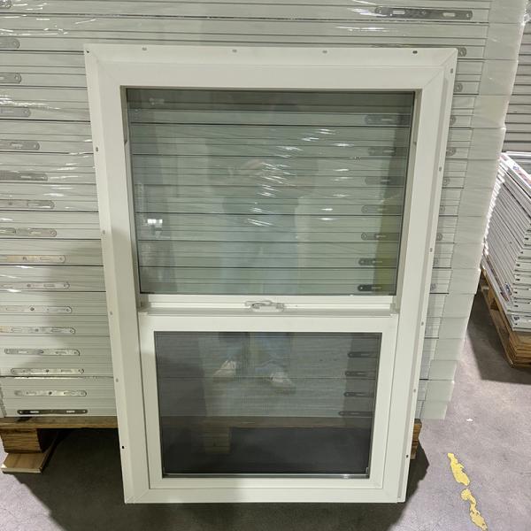 Énergie efficace Upvc fenêtres suspendues simples Coût Dimensions personnalisées Réduction du bruit
