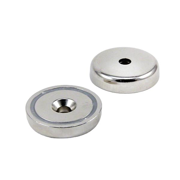 D25.4x21 Alnico Round Base Cup Pot Magnet с магнитом AlNiCo с отверстием