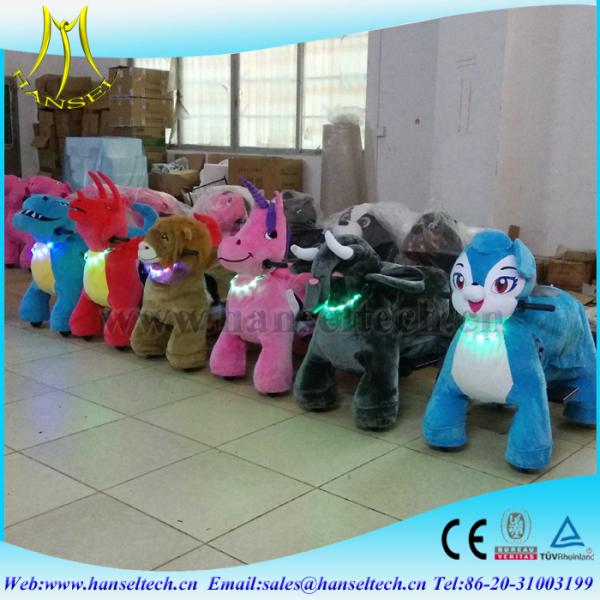 Hansel electric animal scooter ride children electric swing machine amusment park games equipment ride on furry animal