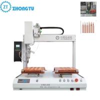 Robot de soudage de bureau à quatre axes flexible pour assemblage de PCB personnalisé