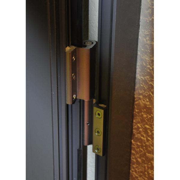 O alumínio da segurança da prova da bala articulou portas com estilo que francês de vidro laminado a porta de vidro do chuveiro articula o chuveiro das dobradiças