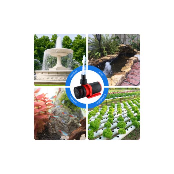 Energy Saving Dc24v 2245gph 19ft Pond Water Pump