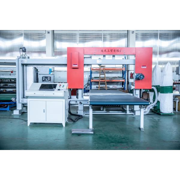 Vertical Blade Wire Cutting Equipment 2860rpm 3D Shapes 6m/Mim For Rigid Foam