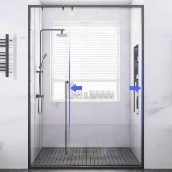 Profil en verre de la porte de douche en acier inoxydable SUS304