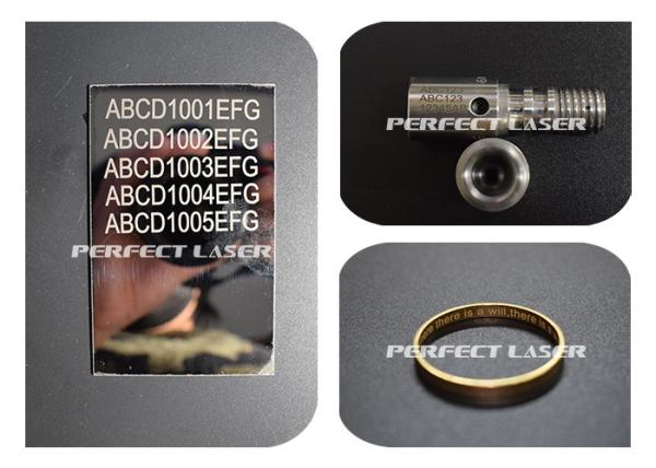 máquina Desktop de 20W Mini Fiber Laser Marking Engraving para o plástico do PVC