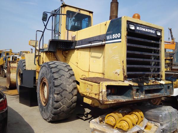 KOMATSU WA500-1 Second Hand Wheel Loaders 4.4cbm Bucket  291HP Engine Power