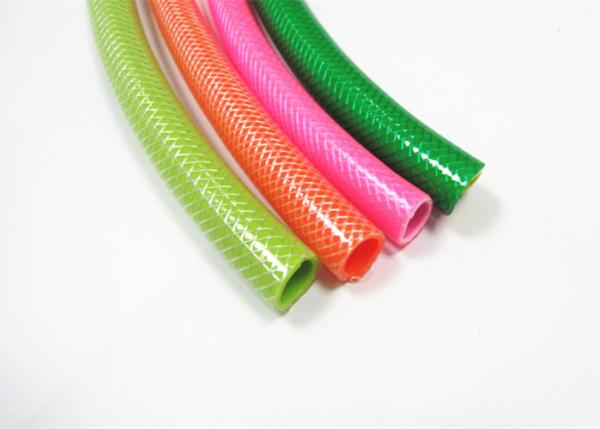 High Pressure Reinforced Clear Braided Pvc Hose Pipe Odorless Customized