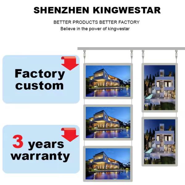 Outdoor Crystal Acrylic Led Poster Frame Light Led Advertising Display Board