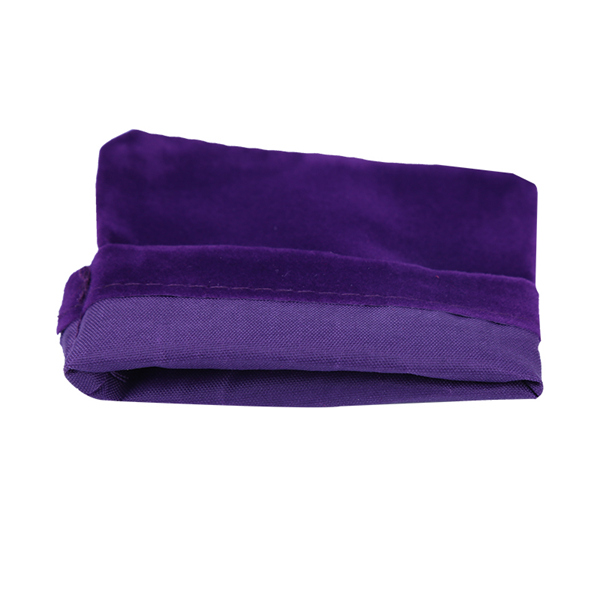 Purple Soft Velvet Drawstring Jewelry Bags , Wedding Gift Pouches