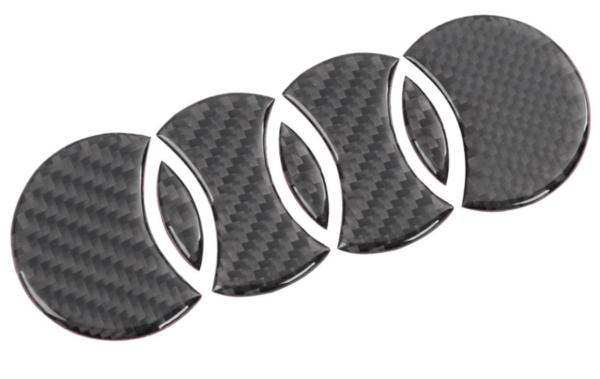 Audi A6L Interior Modified Carbon Fiber Decorative Stickers UV Glossy