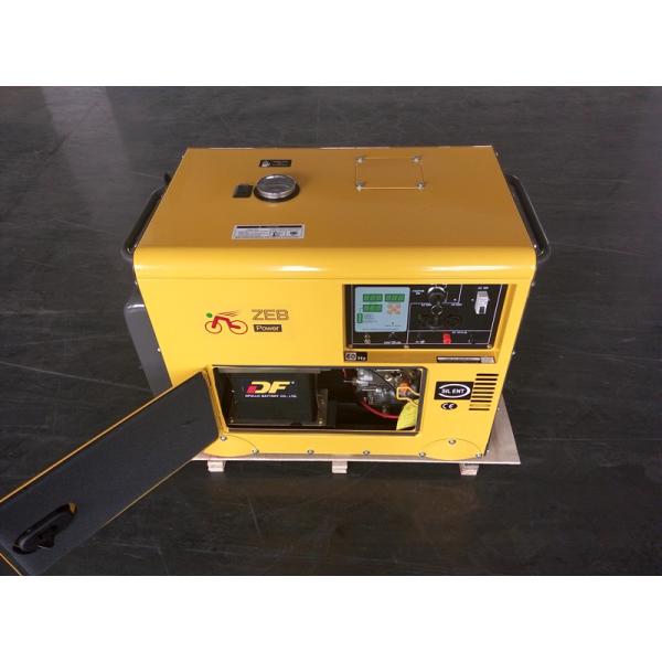 небольшой молчаливый дизельный генератор 20kva желтый 230v