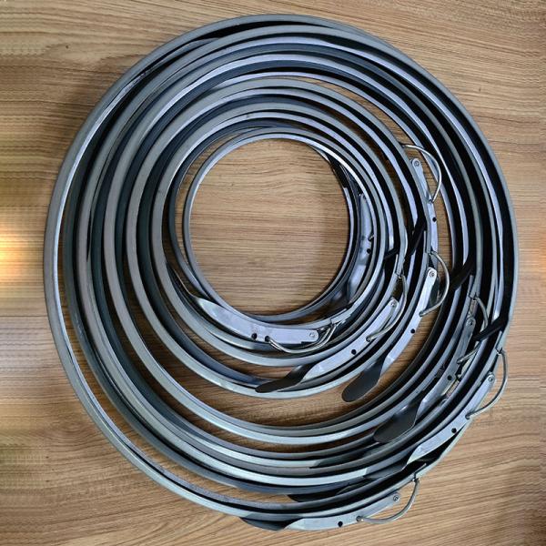 10 Inch Galvanized Steel Lap Joint Industrial Dust Collection Pipe Clamp