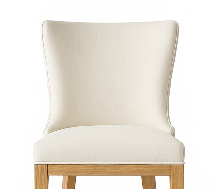 Winged High Back Upholstered Dining Chair  CYC-073