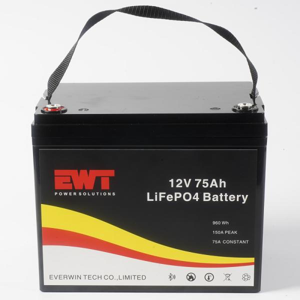 12V 75AH com Bluetooth Phone App Monitor Online Bateria