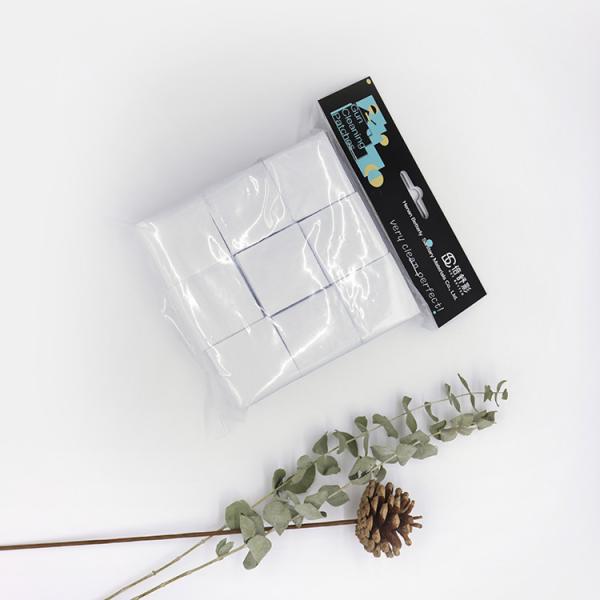 Pistolet carré de nettoyage de patch hautement absorbant non tissé de nettoyage des tampons de coton