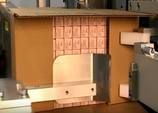 Fully Automatic Case Packer Machine For Aerosol Can / Tin Can Encasing