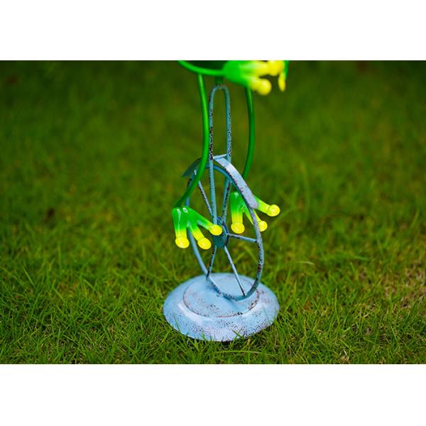 Frog Unicycle Metal Interior Decoration Outdoor Garden Decorations