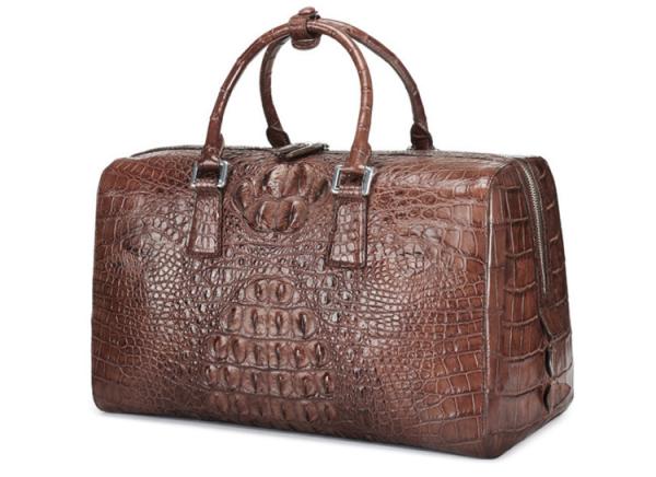 New crocodile-skin business travel carry-on handbag male high-end big volume business travel luggage briefcases