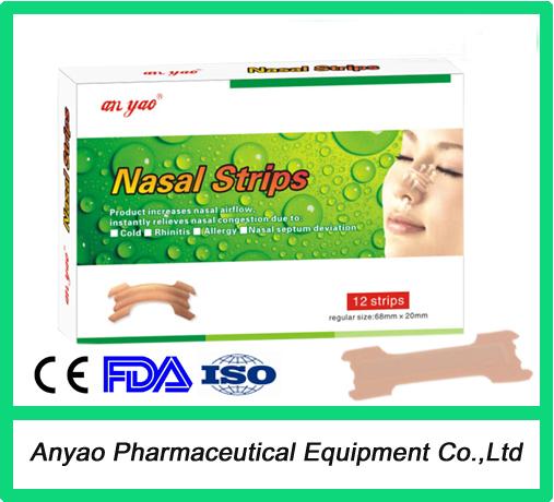 Factory supply better breath reduce snoring nasal strips/wholesale nasal strips