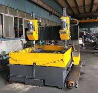 equipamento de furo do Cnc da torre de aço do ângulo da máquina de perfuração da placa do CNC de 100mm
