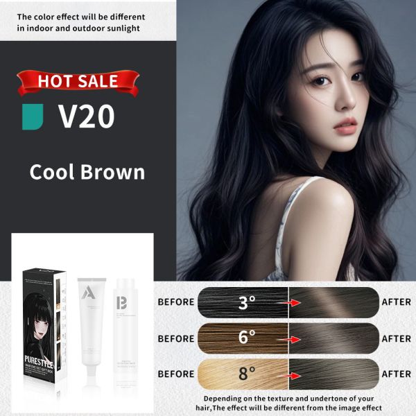 Home Hair Color Kit White Hair Coverage Cream Developer Permanent Hair Dye OEM Available Hair Color Manufacturer