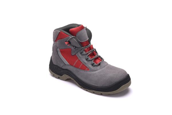 Durable Genuine Leather Safety Shoes Casual Ankle Boots For Men / Women