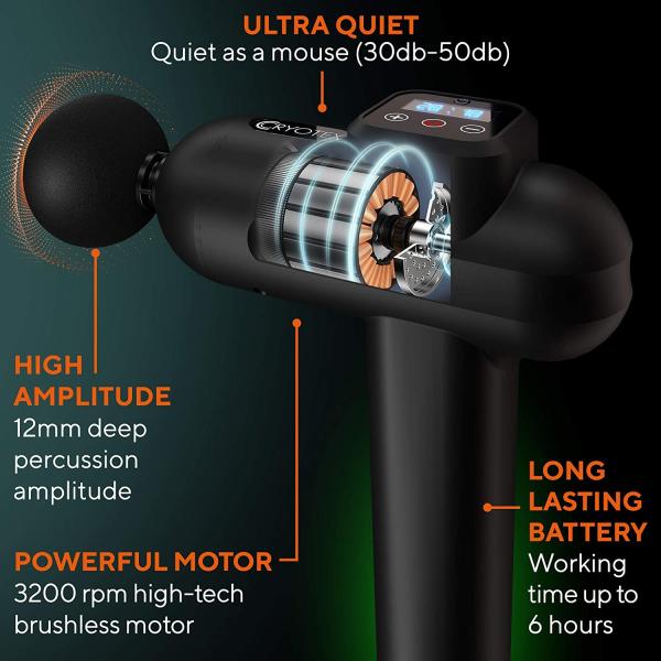 Massager profundo del tejido del PDA recargable 45dB