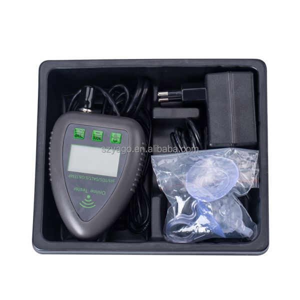 Wifi Online Digital PH Meter 5 in 1 GS&TEMP&PH with 0-19900ppm TDS and 0-199.0ppt Salinity for Aquarium and Hydroponics