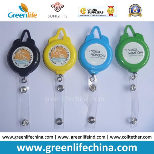 Big Size Promotional Ski Pass Holder Sport Reel W/Logo