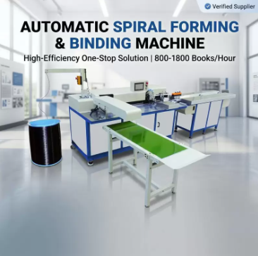 Automatic Spiral Wire Binding Production Machine