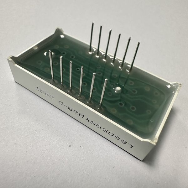 Ultra Bright White 12.7mm (0.5-Inch) 3-Digit (3½ Digit) 7-Segment Common Cathode LED Display for Refrigerators