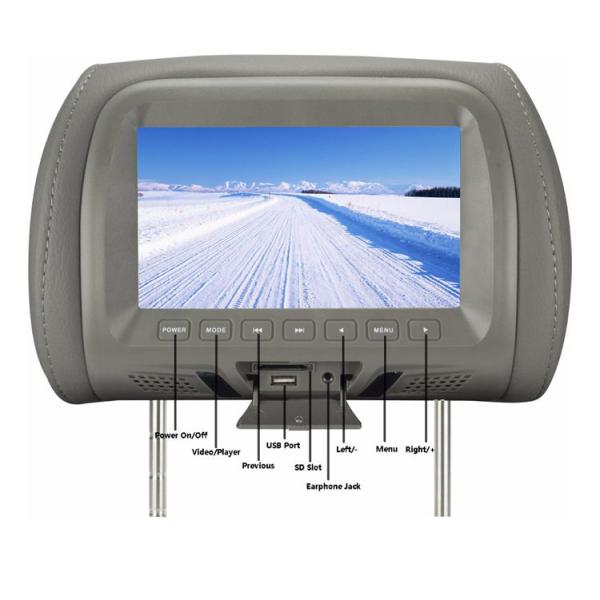 Дисплей экрана 800x480 RGB LCD заголовника OEM 12V для заднего сидения автомобиля