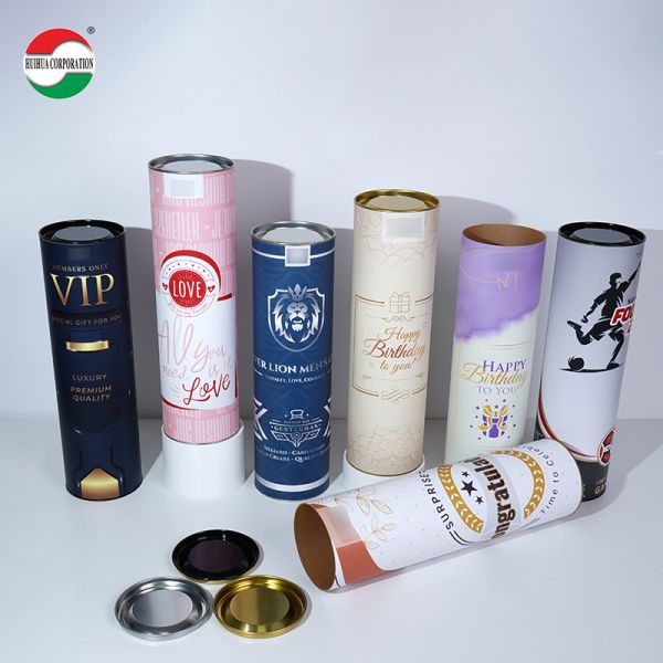 Eco Friendly Kraft Paper Tube Packaging for Alcohol Drinks Ideal for Bulk Orders
