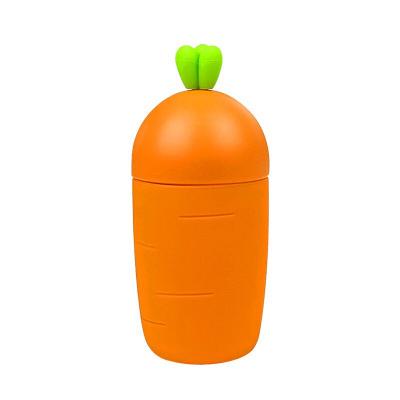 os desenhos animados 300ml deram forma a crianças a garrafa de água de vidro da garrafa de água, do vidro e do silicone