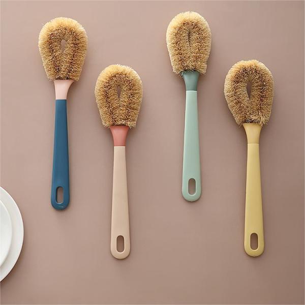 Естественная щетка блюда кокоса PP бака кухни в домочадце