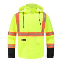 Revestimento da segurança da prova da chuva de HIVIS franco, roupa de trabalho protetora chemmical líquida de HIVIS franco