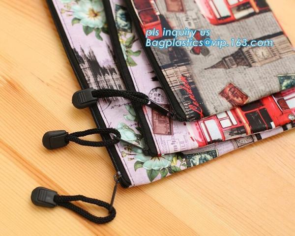 Organizer Zipper Bag Folder Office Stationery bag, zipper optional size stationery Envelope PP File Bag, document bag fi