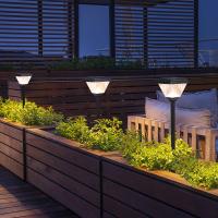 Crépuscule à la pointe solaire de jardin extérieur d'aube allume IP65 avec le panneau solaire mono