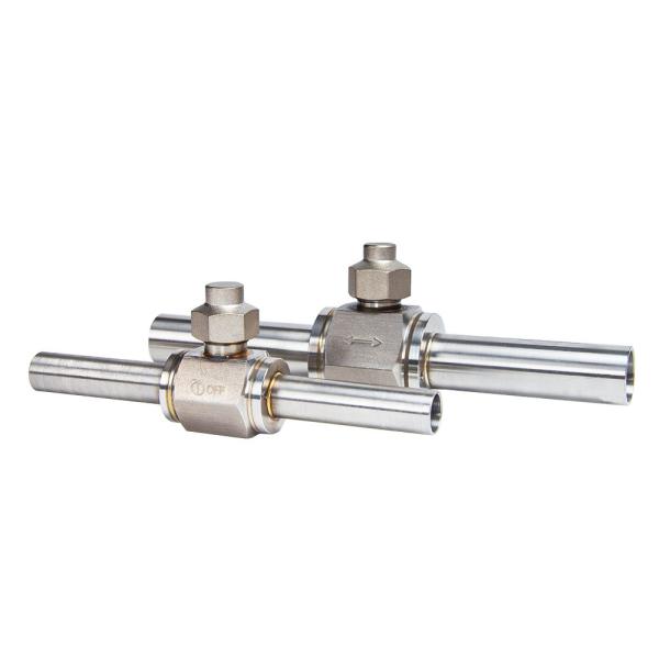 Refrigeration Control Compact ball Valve Brass -30degree For R22