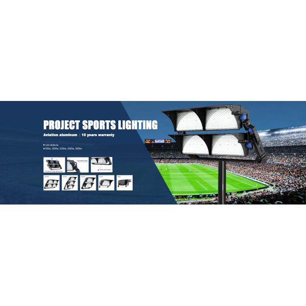 Module Outdoor Led Sports Lighting Lamp 3000W For Stadium Gym Airport Lighting