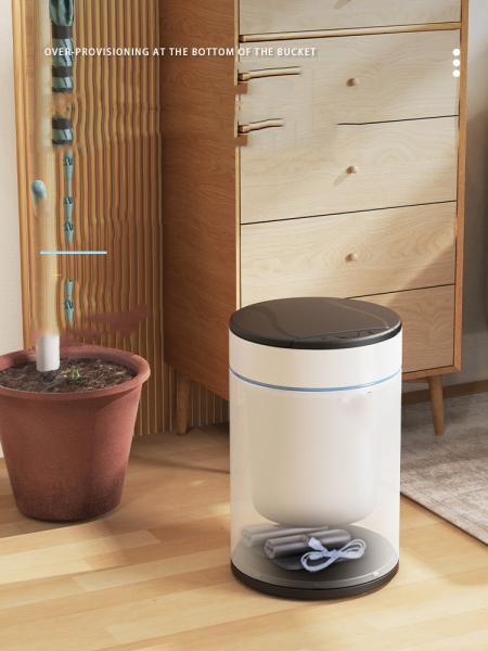 3l 6l 12l poubelle intelligente sans capteur automatique poubelle en acier inoxydable