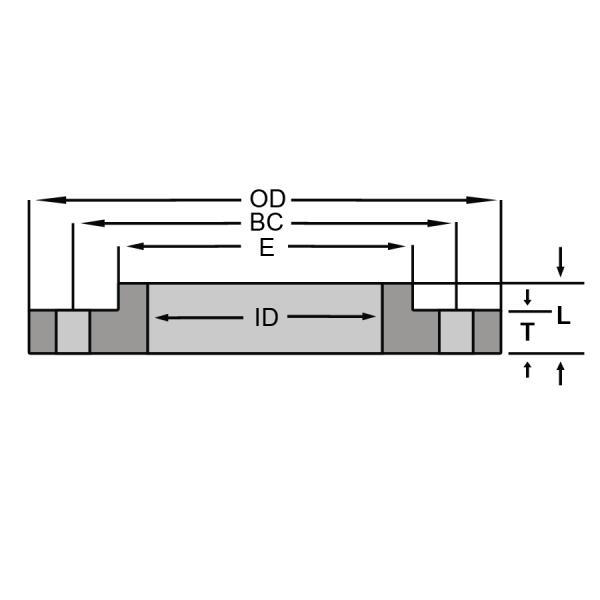 Duplex Steel F55 Ring Flange 78