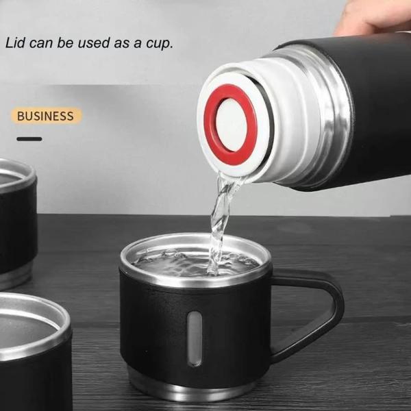 Двухстенная изоляционная керамическая кружка 2 в 1 кубке 500 мл