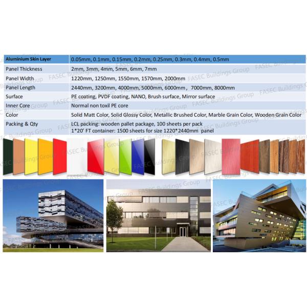 3200mm Aluminum Metal Cladding for Long Length and High Tensile Strength