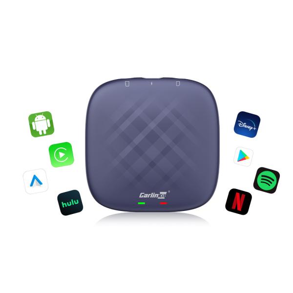 Adaptador cableado a inalámbrico Carplay To Multi Media Tbox S Modelo 4G + 64G Carplay Ai Box Android 13 Sistema Car Play TV Box 1080p