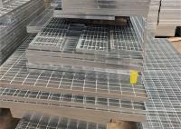 Grelhas de aço galvanizadas simples / serradas para plataforma de passagem / cobertura de trincheira de drenagem