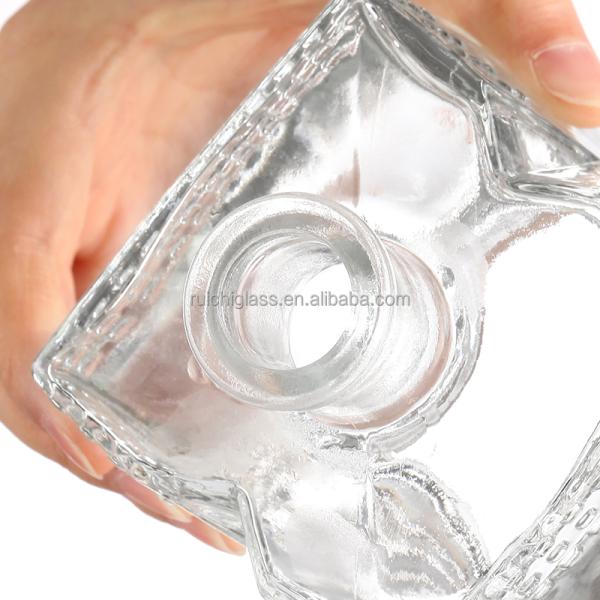 Высокий Клинт 375 мл Мороженный ликер Стеклянная бутылка с настраиваемым типом уплотнения