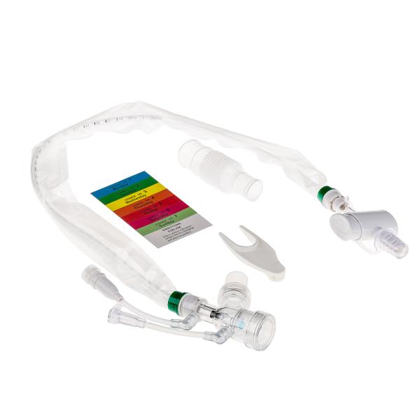 二重旋回装置は10Fr閉回路の吸引のカテーテルのEndotrachealタイプを肘で突く