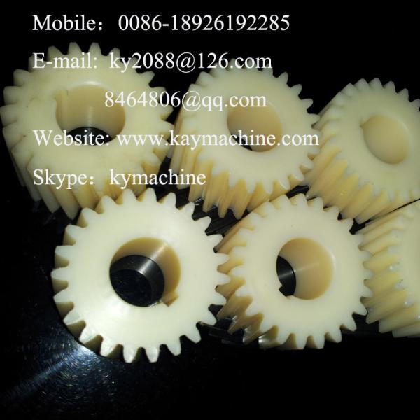 manufacture engineering Plastics gears from your drawings or reverse engineer them from your samples manufacturer